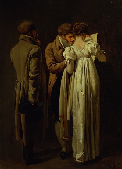 The Amateur Print Collectors by Louis Leopold Boilly